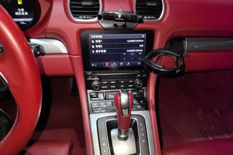 Used Porsche 718 2016 Boxster 2.0T Audio And AC Panel