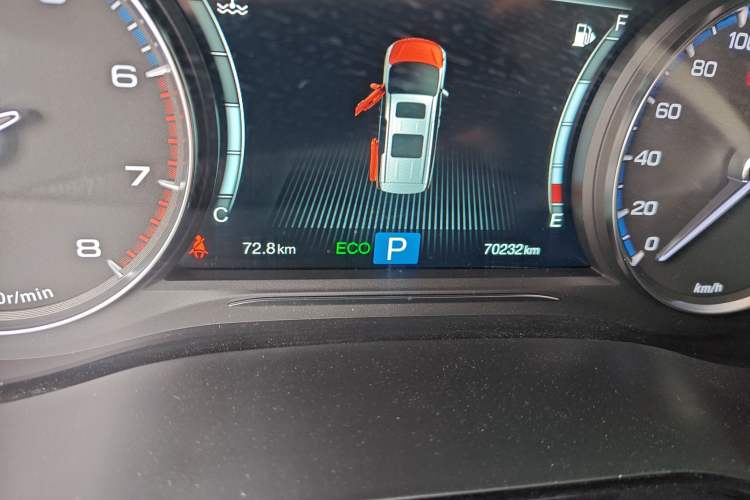 Used GAC Trumpchi M8 2019 320T Ultimate Edition Odometer Close Up