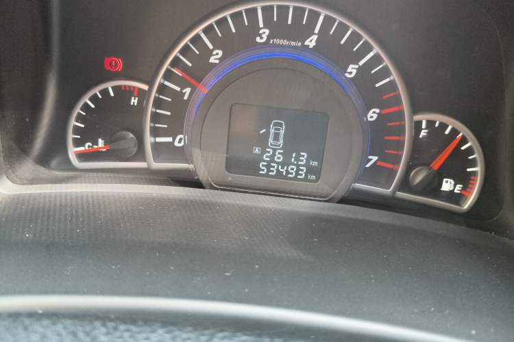 Used Great Wall C50 2012 1.5T Manual Fashion Edition Odometer Close Up