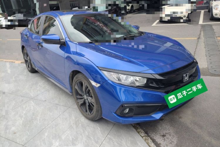 Used Honda Civic 2019 220TURBO CVT Dynamic Edition China VI Emission Standard Front Right 45 Deg