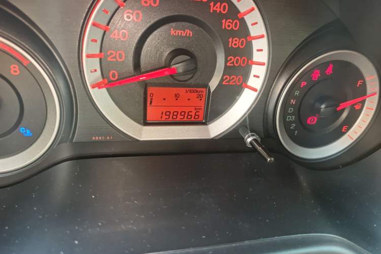 Used Honda City Classic 2011 1.5L Automatic Elite Edition Odometer Close Up