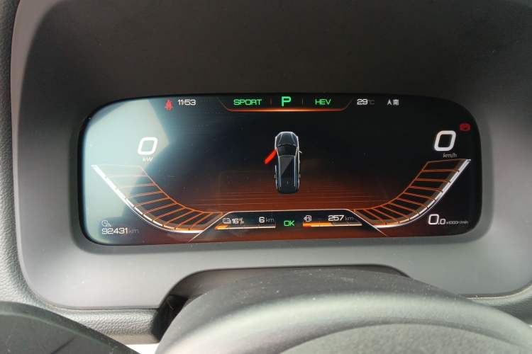 Used BYD Tang New Energy 2018 DM 2.0T All-Wheel Drive Smart Connectivity Luxury Model 7 Seats China V Emission Standard Instrument Cluster