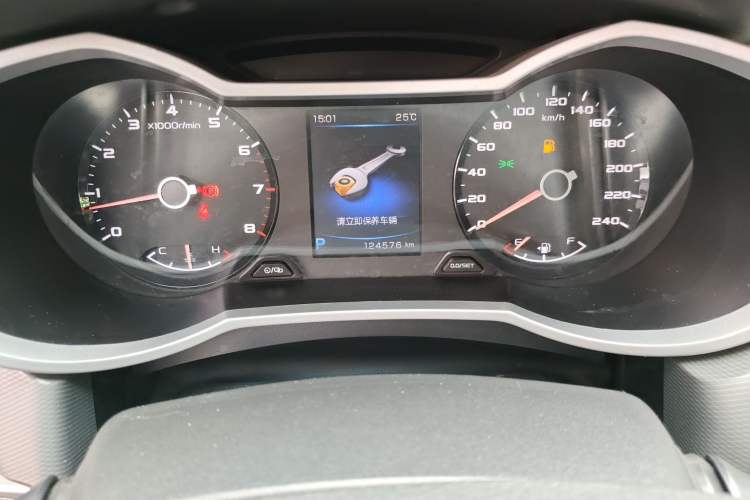 Used Geely Auto Emgrand GL 2018 1.4T DCT Elite Smart Connectivity Version Odometer Close Up