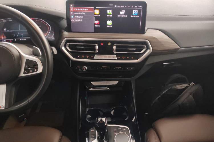 Used BMW X3 2022 xDrive30i Luxury Model M Night Sky Package Audio And AC Panel