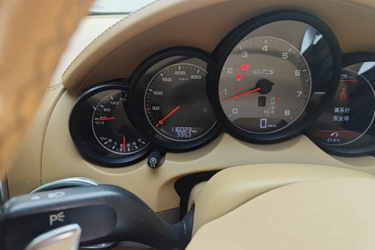 Used Porsche Cayenne 2012 Cayenne GTS 4.8L Odometer Close Up