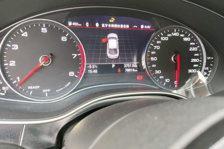 Used Audi A7 2018 35 TFSI Fashion Model Odometer Close Up