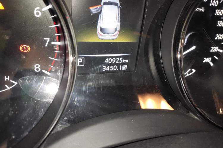 Used Nissan Qashqai 2017 2.0L CVT Elite Edition China V Standard Odometer Close Up