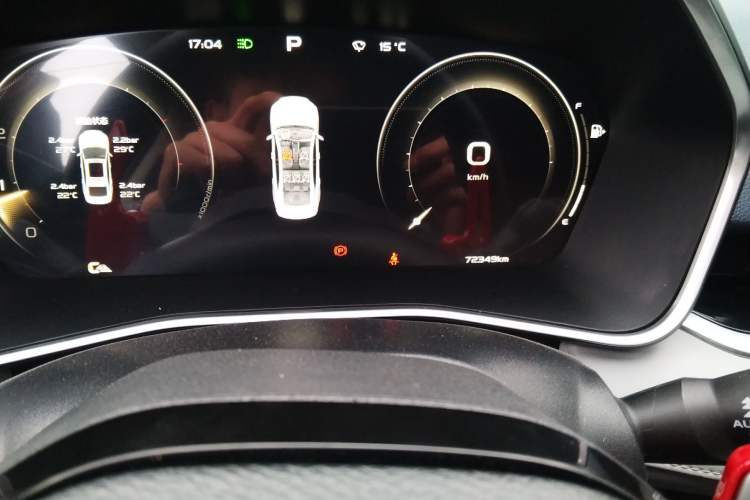 Used Geely Auto Preface 2021 2.0TD Luxury Version Odometer Close Up