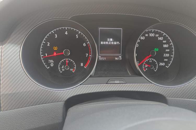 Used Volkswagen Golf Sportsvan 2019 280TSI Automatic Trendy Model China VI Standard Odometer Close Up