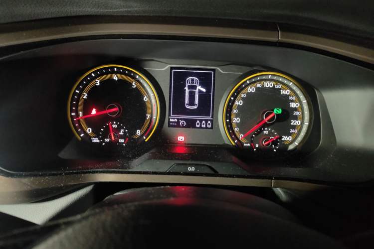 Used Volkswagen Tharu 2020 280TSI Two-Wheel Drive Luxury Plus Version China VI Standard Instrument Cluster