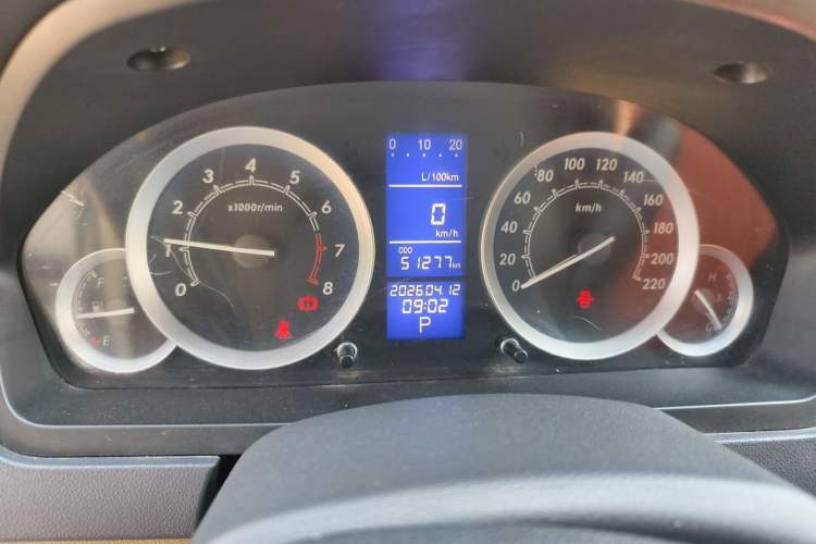 Used BAIC E Series 2012 Hatchback 1.5L Automatic Leshang Version Odometer Close Up