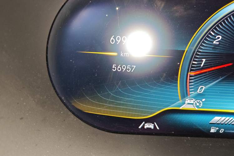 Used Mercedes-Benz GLC AMG 2020 AMG GLC 43 4MATIC Odometer Close Up