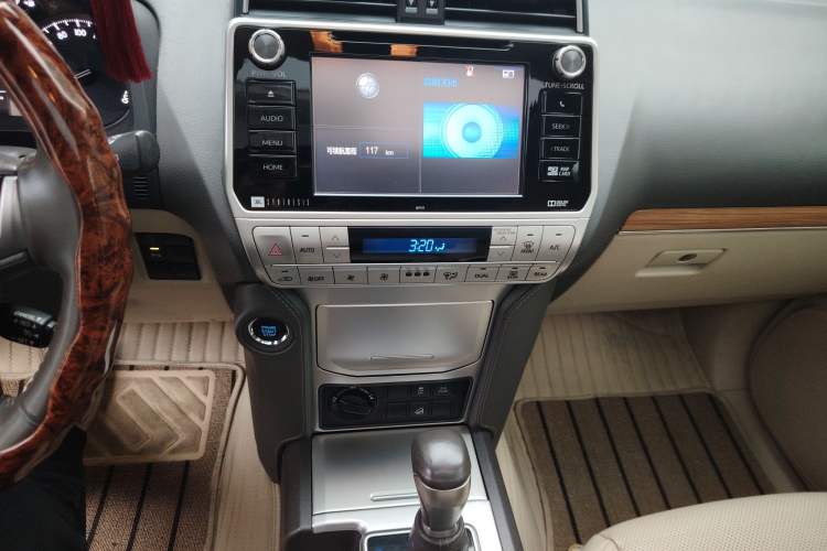 Used Toyota Prado 2018 3.5L Automatic TX-L NAVI with Rear-Mounted Spare Tire Audio And AC Panel