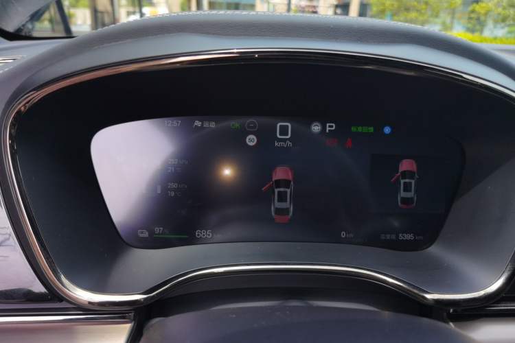 Used BYD Han 2025 EV Intelligent Driving Edition 701KM LiDAR Flagship Model Instrument Cluster