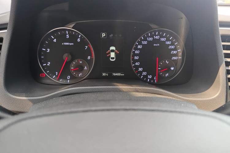 Used Hyundai Elantra (6th Generation / Lingdong) 2018 1.4T Dual-Clutch Xuan Dong · Dynamic Edition Odometer Close Up