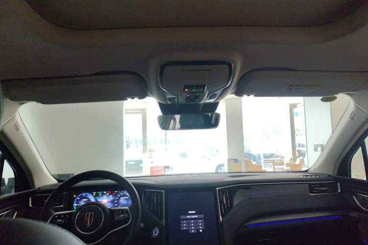 Used Hongqi HS7 PHEV 2024 2.0T PHEV Four-Wheel Drive Flagship Edition 6 Seats Headliner