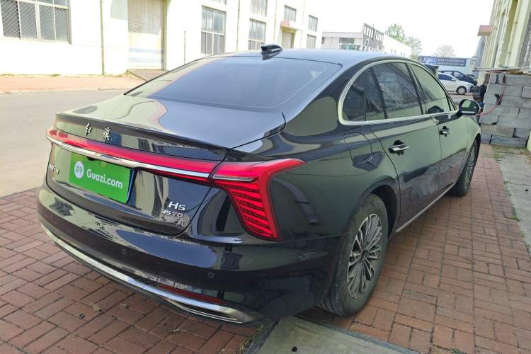 Used Hongqi H5 2024 1.5T DCT Smart Connect Flagship Edition Rear Right 45 Deg