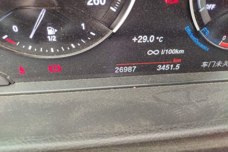 Used BMW 1 Series 2022 120i M Sport Night Edition Odometer Close Up