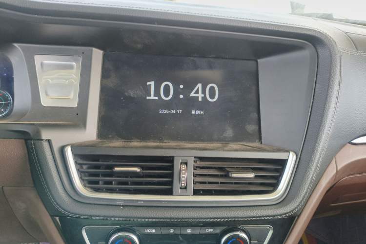 Used Zotye T600 2016 Sport Edition 1.5T Manual Prestige Model Audio And AC Panel