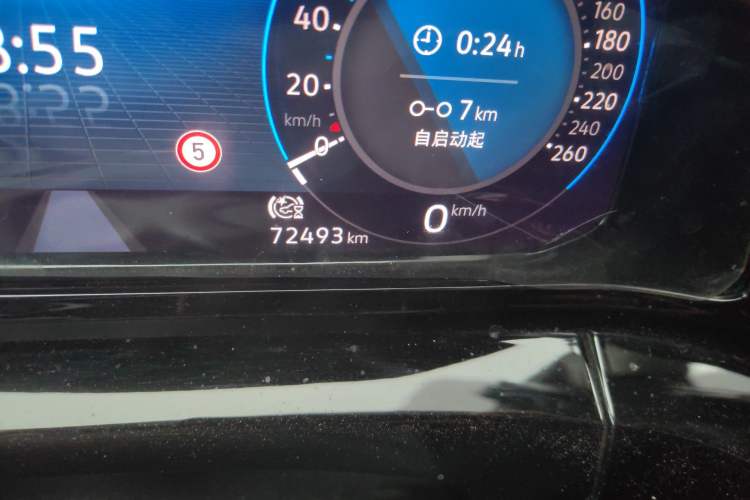 Used Volkswagen Talagon 2021 380TSI Four-Wheel Drive Luxury Premium Edition Pro Odometer Close Up