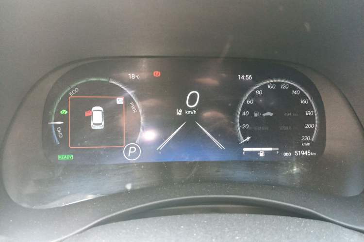 Used Toyota Highlander 2022 Dual-Engine 2.5L Four-Wheel Drive Supreme Edition 7-Seater Instrument Cluster