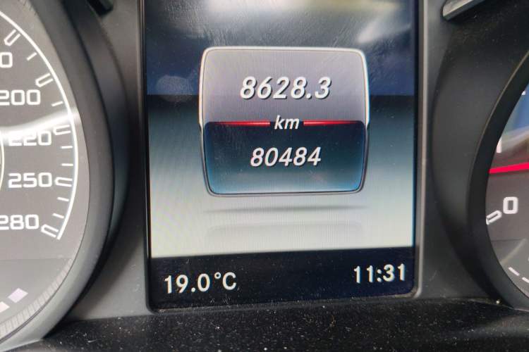 Used Mercedes-Benz GLC AMG 2017 AMG GLC 43 4MATIC Odometer Close Up