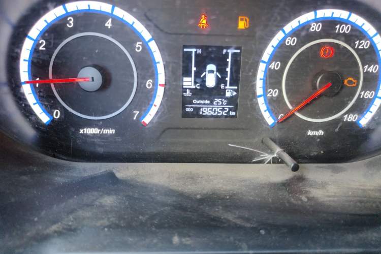 Used CHANGAN KAICHENG Ounuo S 2019 1.5L Ouno S Economy Model JL473QG Odometer Close Up