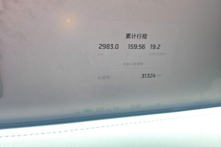 Used IM LS6 2023 Max Enhanced Performance Edition Odometer Close Up