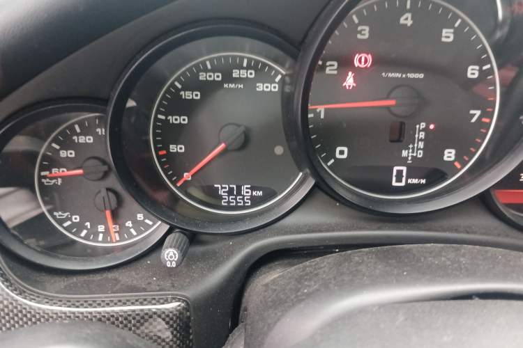 Used Porsche Panamera 2010 Panamera 4 3.6L Odometer Close Up