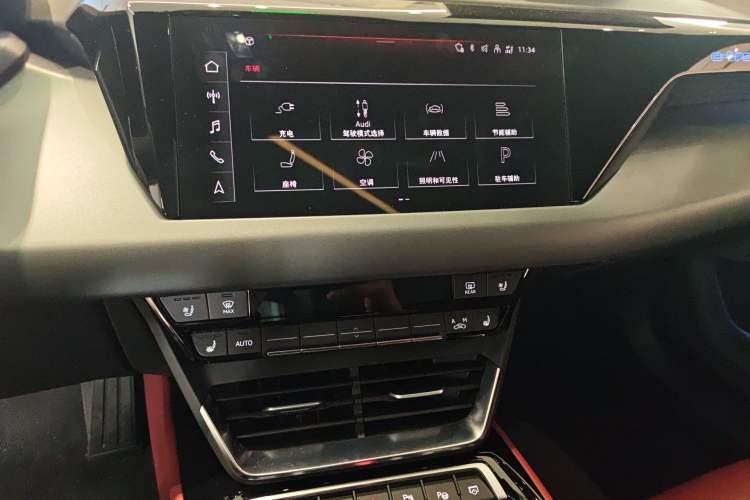 Used Audi e-tron GT 2023 Basic Model Audio And AC Panel