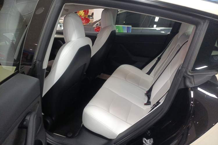 Used Tesla Model 3 2021 Revised Version Standard Range Rear-Wheel Drive Upgraded Edition 3D1 Left Rear Seat