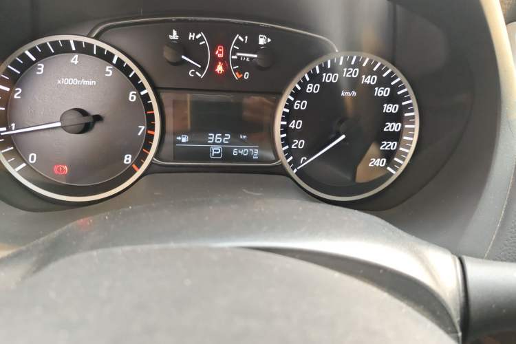 Used Nissan Sylphy 2019 1.6XV CVT Smart Connect Luxury Edition China VI Standard Odometer Close Up