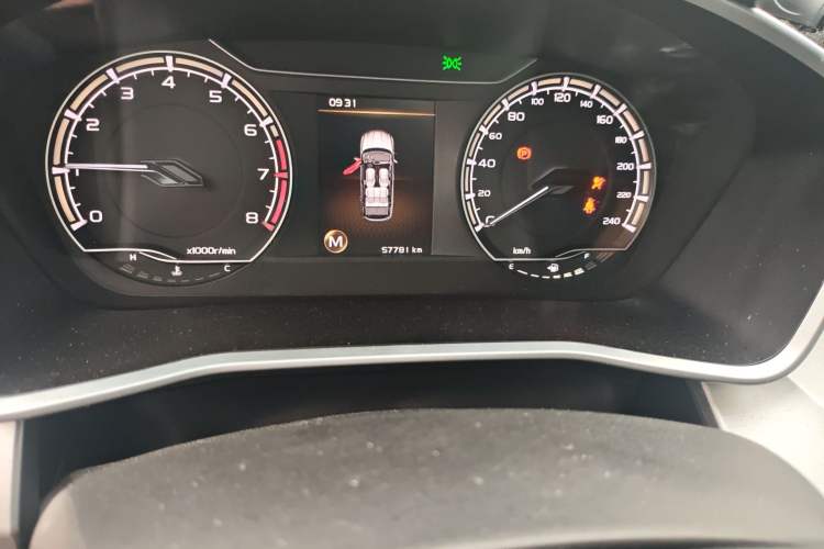 Used Geely Auto Coolray 2020 PRO 240T Manual Shooter Odometer Close Up