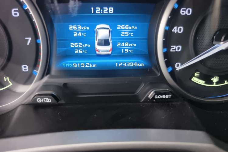 Used Geely Auto Emgrand 2017 Sedan Million Edition 1.5L Manual - Upward Version Odometer Close Up