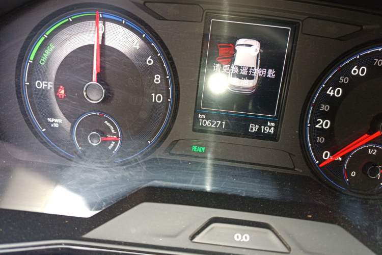 Used Volkswagen Lavida Pure Electric 2019 Enjoyment Edition Odometer Close Up