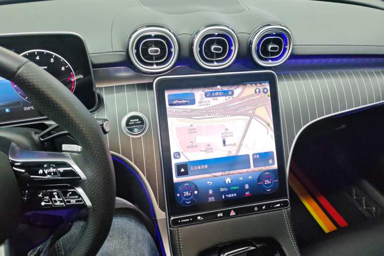 Used Mercedes-Benz C-Class 2024 Restyled C 260 L Sport Edition Audio And AC Panel