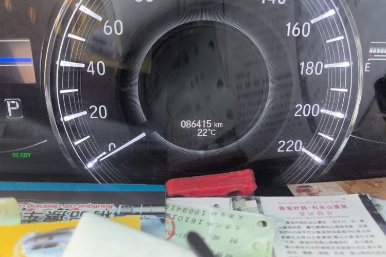 Used Honda Odyssey 2021 2.0L Rui-Changxiang Edition Odometer Close Up