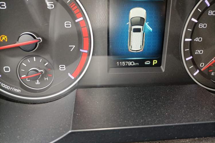 Used Haval H6 2018 Red-Label Sport Edition 1.5T Automatic Two-Wheel Drive Elite Model Odometer Close Up