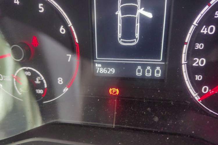 Used Volkswagen Polo 2021 Plus 1.5L Automatic Colorful Tech Edition Odometer Close Up