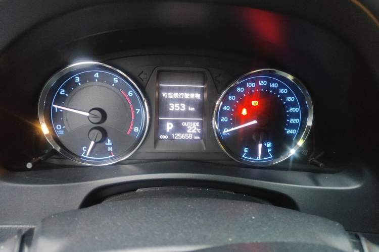 Used Toyota Corolla 2017 Revised Version 1.2T S-CVT GL-i Instrument Cluster