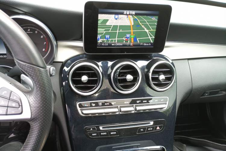 Used Mercedes-Benz C-Class 2017 C 200 Sport Edition Audio And AC Panel