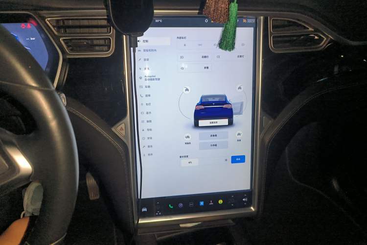 Used Tesla Model X 2017 X 100D Long Range Edition Audio And AC Panel