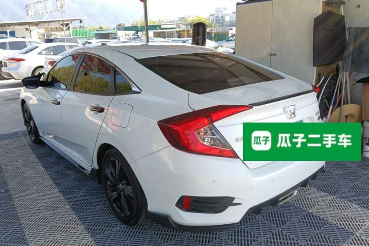 Used Honda Civic 2019 220TURBO CVT Dynamic Edition China VI Emission Standard Rear Left 45 Deg