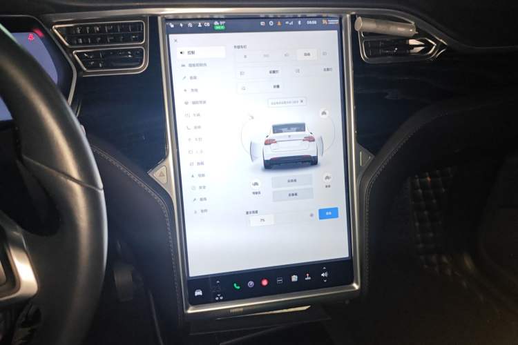 Used Tesla Model X 2017 X 100D Long Range Edition Audio And AC Panel