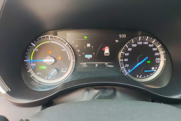 Used Toyota Highlander 2022 Dual-Engine 2.5L 4x4 Elite Edition 7-Seater Instrument Cluster