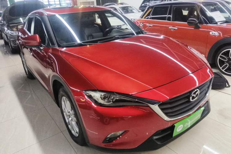 Used Mazda CX-4 2018 2.0L Automatic Two-Wheel Drive Blue Sky Luxury Edition Front Right 45 Deg