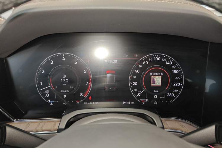 Used Volkswagen Touareg 2022 3.0 TSI Luxury Edition Black Diamond Sport Package Instrument Cluster