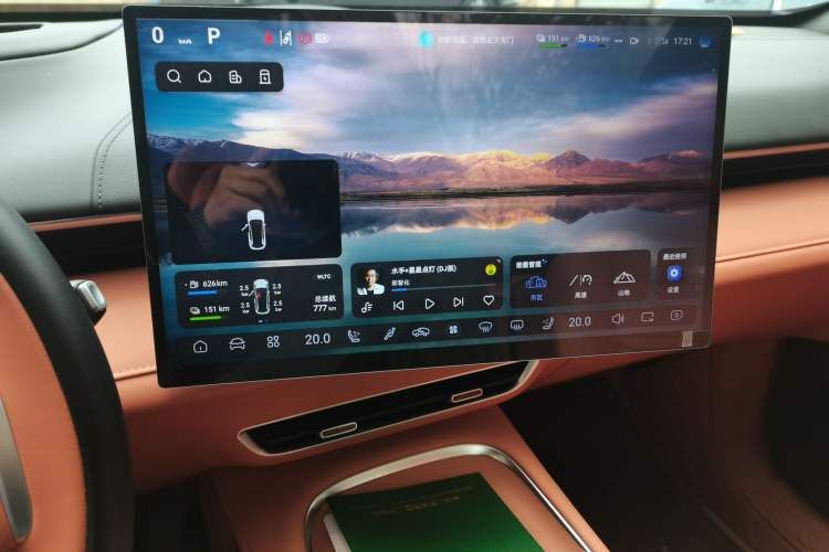 Used Deepal S07 2025 215Max Deep Blue Intelligent Driving AD PRO Range-Extended Version Audio And AC Panel