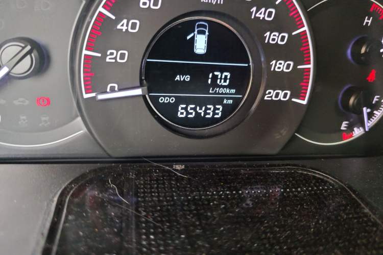 Used Bisu M3 2017 1.5L Elite Version Odometer Close Up