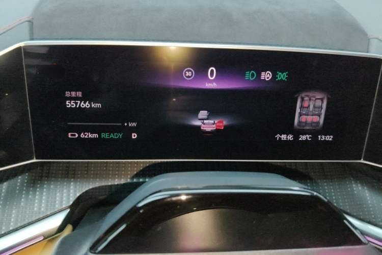 Used Zeekr 001 2021 Ultra-Long Range Dual-Motor YOU Version Instrument Cluster